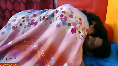 Desi hot bhabhi fucking under bed with devor&excl; Romantic sex