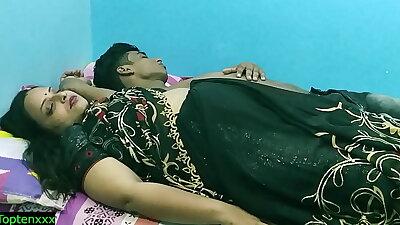 Indian hot stepsister getting fucked by junior brother at midnight&excl;&excl; Real desi hot sex