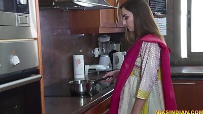 Newly married Indian bhabhi strips her salwar and loses her virginity with devar ji