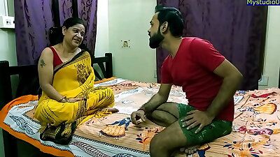 Friendly romance with hot milf aunty&colon;&colon; She could not forget my ass and fucking&excl;&excl; with dirty audio